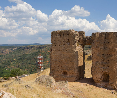 Castillo de Alcaraz: puerta de Castilla