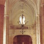 Iglesia Parroquial de Lillo, vista interior. Coro