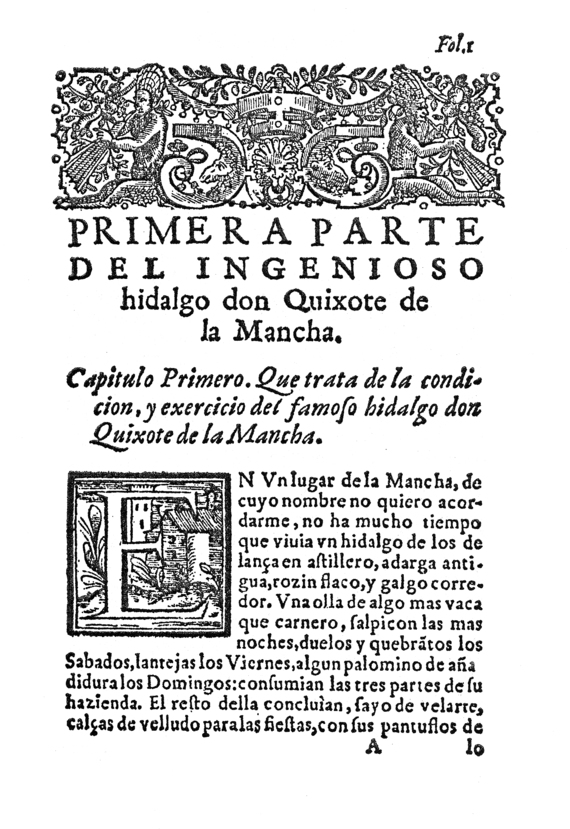 primera pagina quijote blog