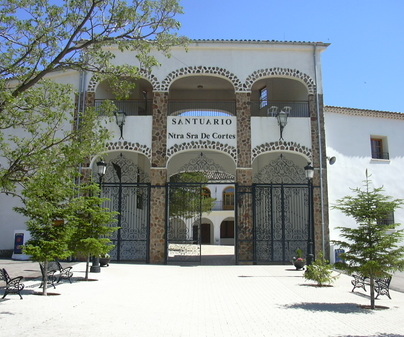 Entrada Santuario Virgen de Cortes