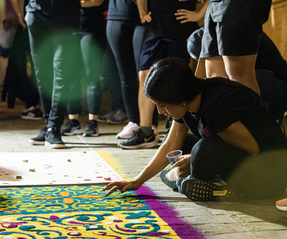 Fiesta de las Alfombras de Serrín del Corpus de Elche de la Sierra