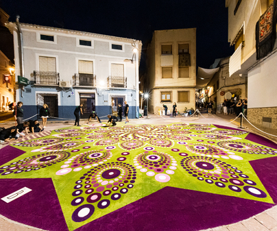 Fiesta de las Alfombras de Serrín del Corpus de Elche de la Sierra