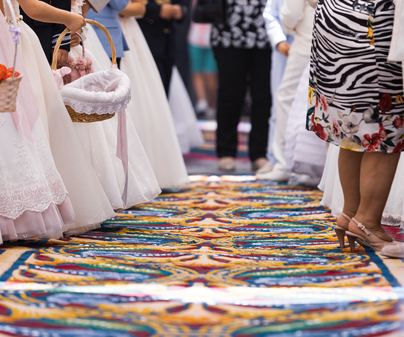 Fiesta de las Alfombras de Serrín del Corpus de Elche de la Sierra