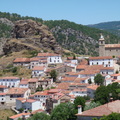 Mirador "El Castillo". Vistas de la localidad de Huélamo (Provincia de Cuenca)