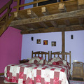 Dormitorio con altillo de Casa rural La Pinocha. Sigüenza (Guadalajara)
