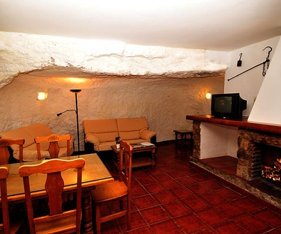 Detalle del Saln-Cueva de la Casa Rural La Herradura