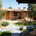 Fachada de Casa Rural La Encina de Mirones en Calzada de Calatrava (Ciudad Real)