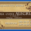 Logotipo de Casa Rural Cueva Alegría en Valdeganga (Albacete)