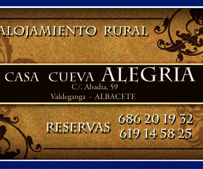 Logotipo de Casa Rural Cueva Alegra en Valdeganga (Albacete)