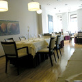 Vista general del comedor Restaurante Azafrán en Villarrobledo (Albacete)