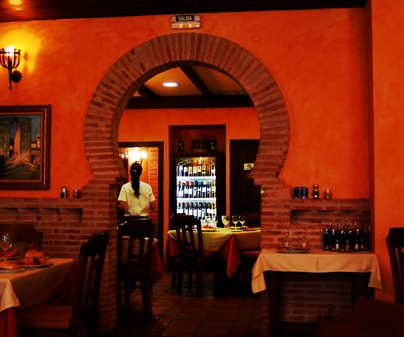 Restaurante del Hotel Princesa Elima, en Brihuega