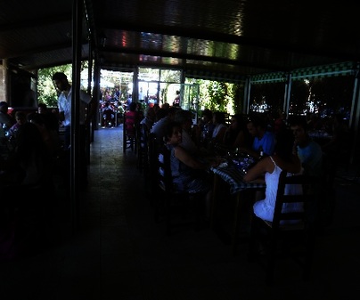 Amplio comedor. Restaurante La Vega (Ossa de Montiel, Albacete)